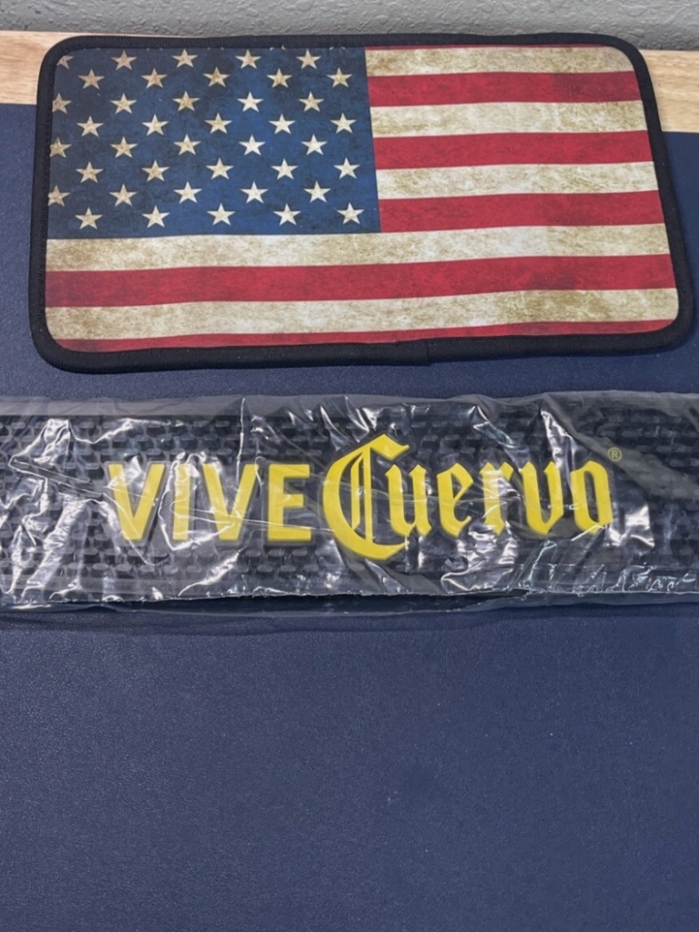 Vive Cuervo Bar mat , Man Cave Advertisement